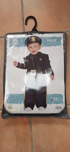 Brand New Toddler Police Officer Costume