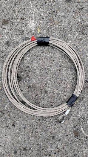 Steel wire ropes 5mm x 10m