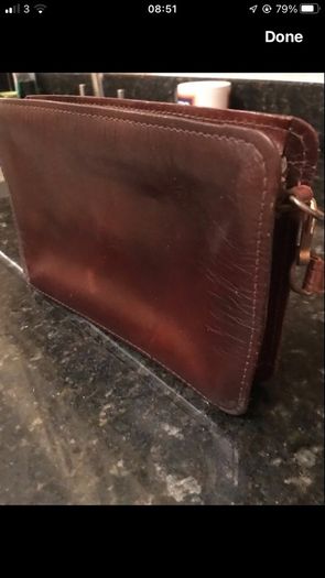 Leather Clutch Bag