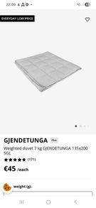 Weighted Blanket 7kg.