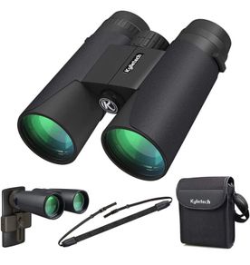 12x42 Binocular for Adults with BAK4 Prism, FMC Lens, Fogproof & Waterproof Great for Bird Watching Travel Stargazing Hunting Concerts Smartphone Adapter Included (FREE POSTAGE)