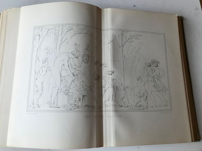 Antique Book 'Canova's Works'