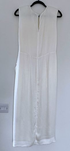 & Other Stories Satin Side Tie Midi Dress