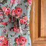 Oasis sage and coral dress Image 3