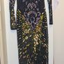 ASOS RED CARPET Mermaid Embellished Long Sleeve Maxi Evening Dress Image 3