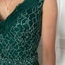 Gorgeous green maxi debs dress, size 8 Image 4