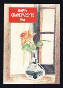 1991 Ireland An Post Happy Grandparents Day Postcard Mint.