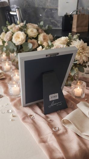 Elegant "Amore by Juliana" Wedding Keepsake Frame