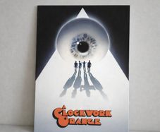 Unique Canvas Clockwork Orange Print - FREE P&P