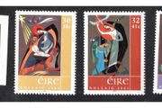 2001 Ireland Christmas Commemorative Stamps Mint Never Hinged (MNH).