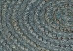 Handmade Rug Jute Round 150 cm Olive Green