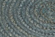 Handmade Rug Jute Round 150 cm Olive Green