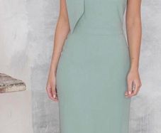 Green bridesmaid dress