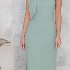 Green bridesmaid dress