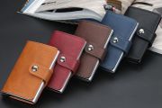 Leather Credit Card Holder ID Card Holder Leather RFID Wallet