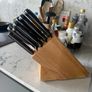 Kitchen knife and block set Image 4