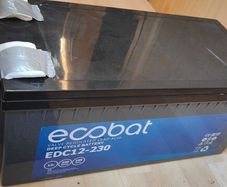 Ecobat AGM 12V battery, 230ah. EDC12-230