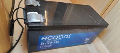 Ecobat AGM 12V battery, 230ah. EDC12-230