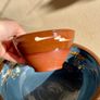 Set of 7 Vintage H&F Terrybaun Irish Pottery Bowls,  Slipware Glazed Image 9