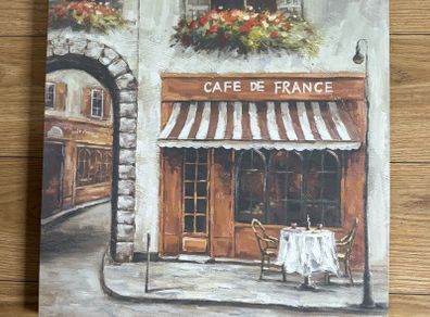 Cafe De France canvas