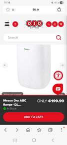 12 ltr meaco Dehumidifier