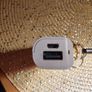 Mini Power Bank 1200mAh  Keychain Size, Portable Charger Like New Image 3