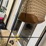 Viyella leather and canvas hand bag Image 3