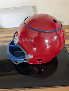 American football snack helmet