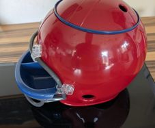 American football snack helmet