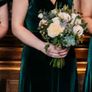 Folkster Marissa Velvet Forest Green Bridesmaid Dress Image 5