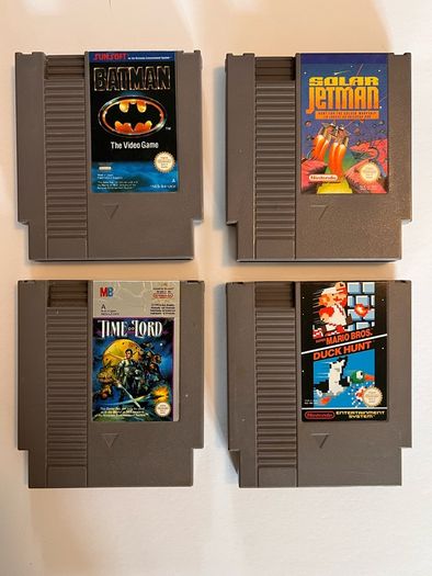4 X NES Games Original Vintage Nintendo