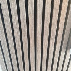 Smoked walnut acoustic wall panel