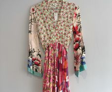 New River Island Mixed Print Mini Dress