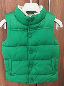 Next Green Fleece Lined Gilet