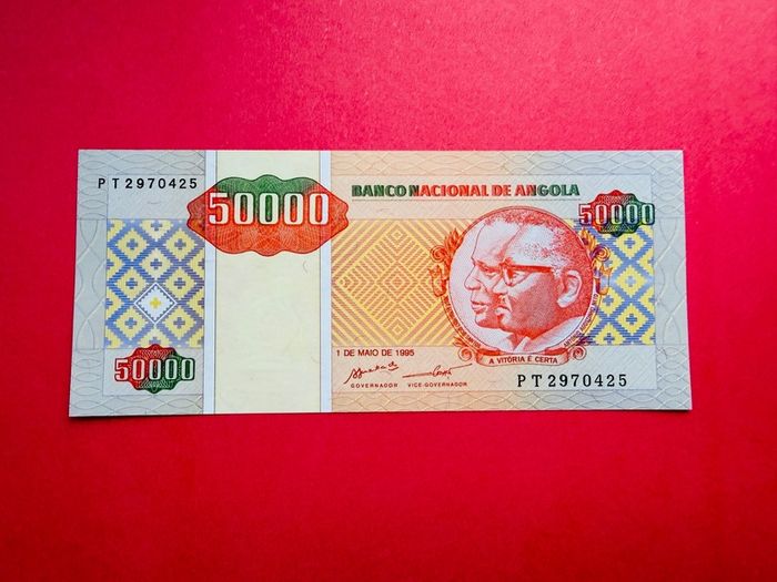 Angola. 50000 Kwanzas 1995 Pick  138 .  ( Uncirculated )
