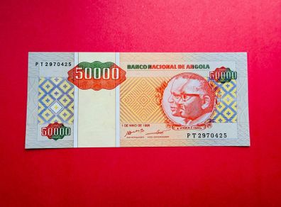 Angola. 50000 Kwanzas 1995 Pick  138 .  ( Uncirculated )