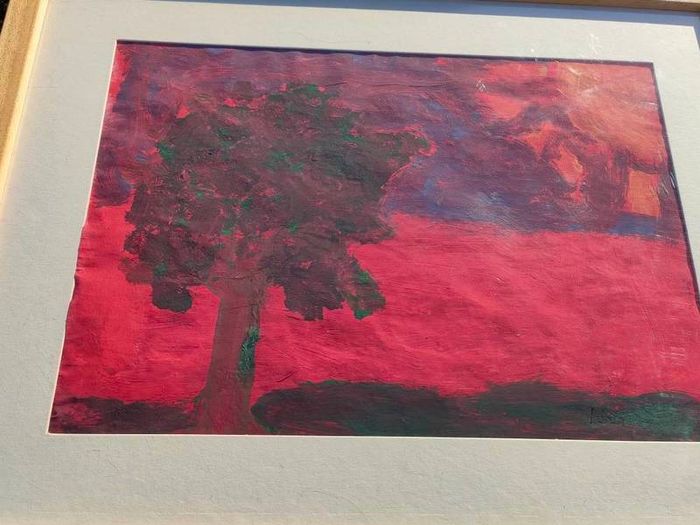 Vintage original Aboriginal pastel