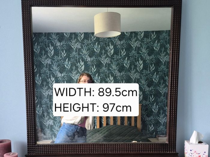 mirror (mantle/dressing table)
