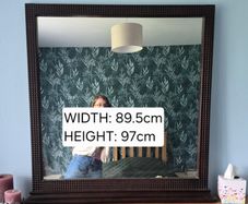 mirror (mantle/dressing table)