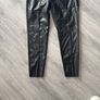 leather look trousers Image 2