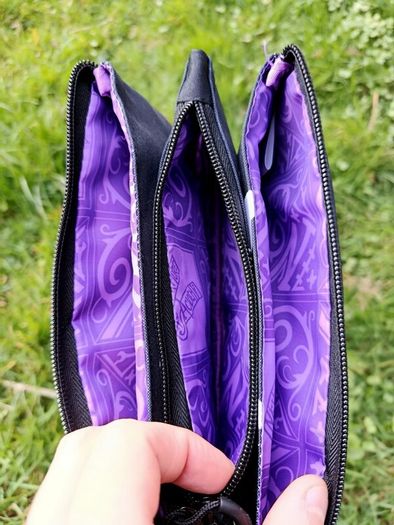 Wednesday - Triple Pen Pencil Case Perfect for School or as Make Up Bag New