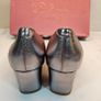 Anitas leather silver Spanish low heel shoes UK4  and UK3.5 new & boxed SALE Image 3