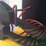 Brand new black red Latin dance shoes size UK 3 or 4 Image 2