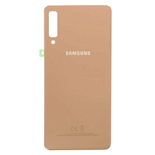 For Samsung Galaxy A7 2018 A750 Battery Cover Rear Back Glass Housing Gold New - FHT11SMBK
