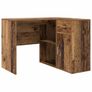 Corner Desk with Door Old wood Image 2