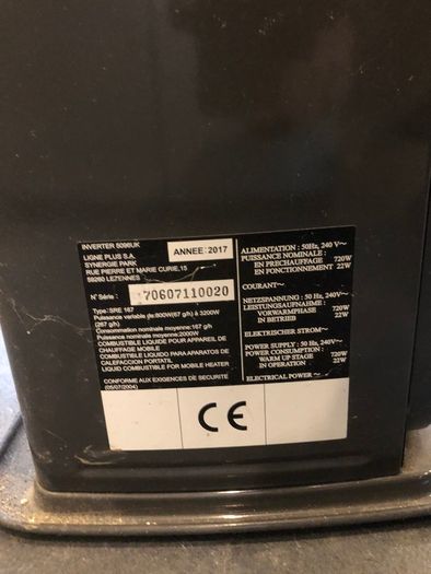 kerosene heater
