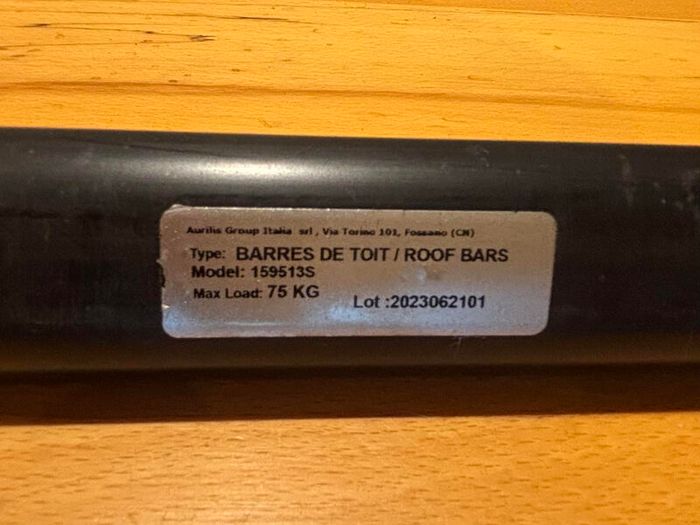 Car roof bars / rack