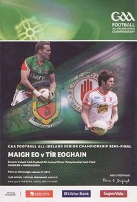 2013 Mayo v Tyrone - GAA Senior Football Championship Semi-Final Programme