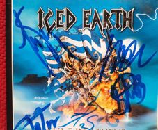 ICED EARTH: Alive In Athens - Rare Promo CD (Fully Autographed!)