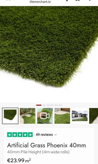 Artificial grass 40mm